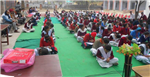Students participating in GK Quiz